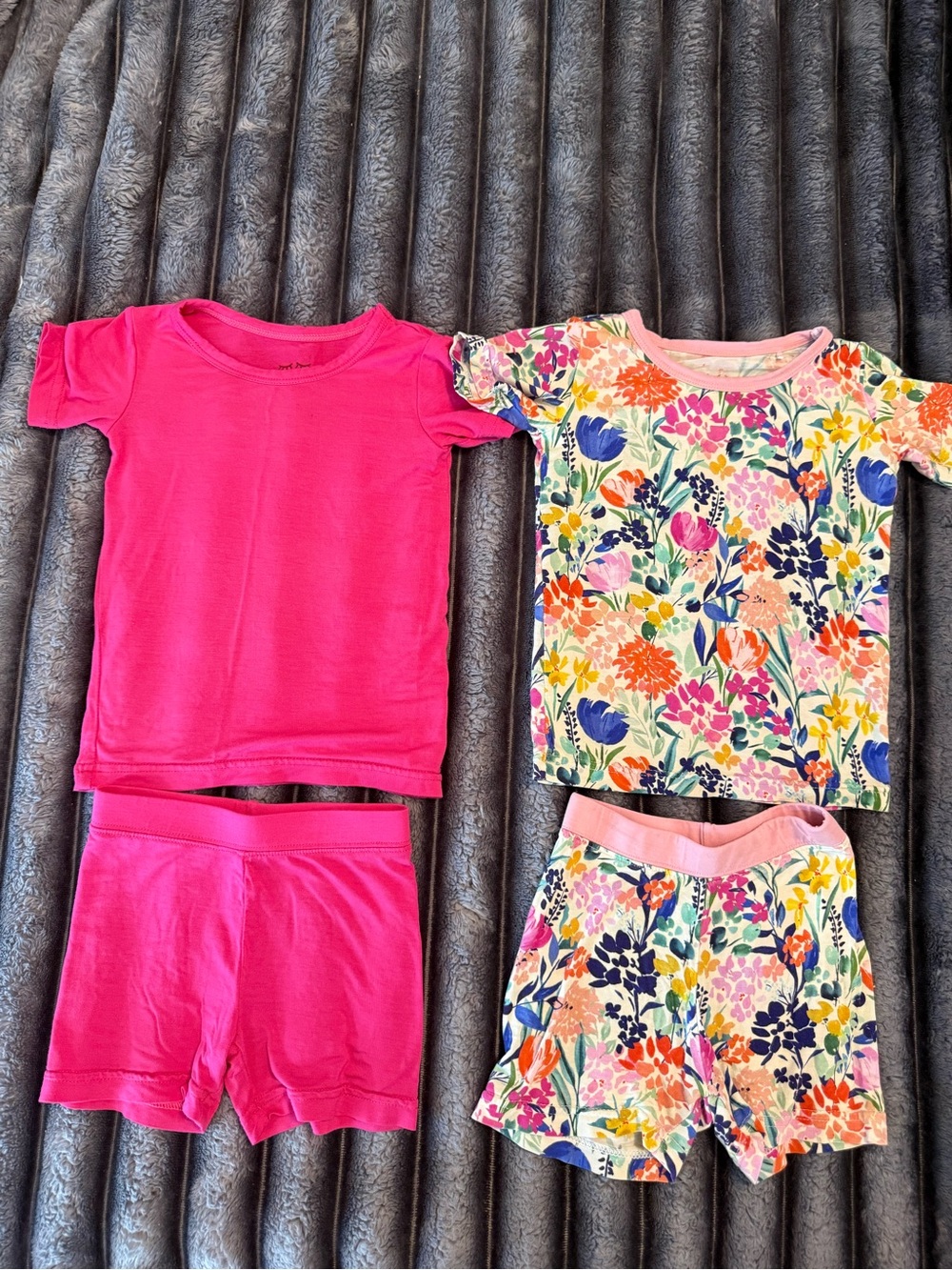 Little sleepies Bundle- Hot Pink & Floral
